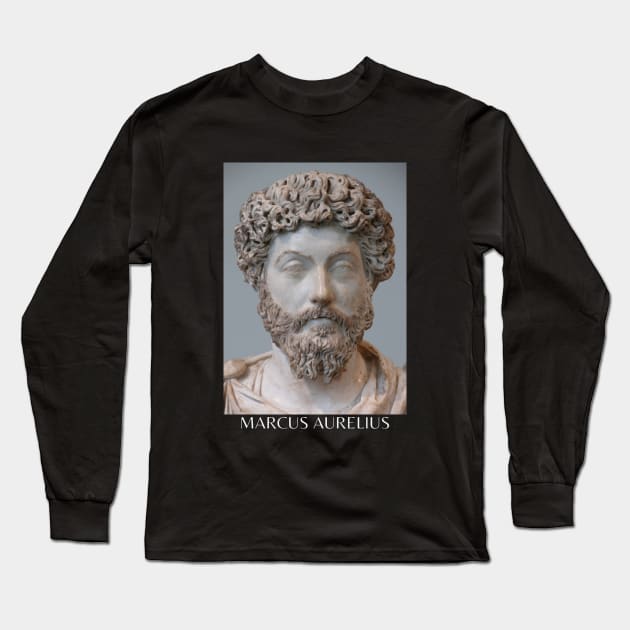 Marcus Aurelius Long Sleeve T-Shirt by lukelux